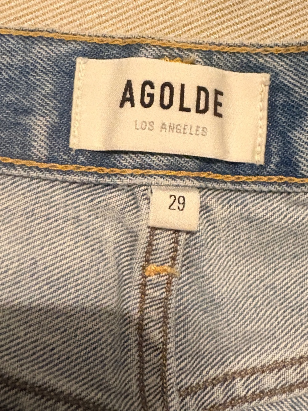 Agolde denim shorts